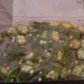 ともこｐ's cooksnap of when they made 冷凍保存★オクラ～私の保存法★緑鮮やか.