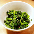 ゆきだるま湯's cooksnap of when they made ほうれん草の胡麻和え♡簡単！.