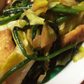花団子＊'s cooksnap of when they made ほうれん草と油揚げの生姜焼き♡.