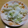 書セラピスト流香's cooksnap of when they made 簡単！！ごま香る白菜サラダ.