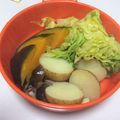 orenjipeko's cooksnap of when they made レンジで簡単、蒸し野菜 ゴマソース.