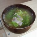 サーフブレイド's cooksnap of when they made キャベツとベーコンのお味噌汁.