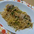 ParAdE＊'s cooksnap of when they made フライパン一つで簡単♪野菜豚肉和風パスタ.
