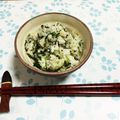 ゆーぱるけりあ's cooksnap of when they made 栄養たっぷり♪大根菜飯☆.