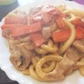 あかねこドリル's cooksnap of when they made 簡単！野菜たっぷり焼きうどん！.