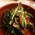 zaohezi's cooksnap of when they made 春菊でキンピラ～☆.