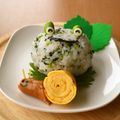 ＊taiyou＊'s cooksnap of when they made カエルちゃんのデコ★おにぎり.