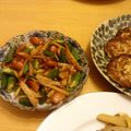 happyren's cooksnap of when they made 山芋とオクラのウインナー炒め.