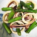 Yモニュメントバレー's cooksnap of when they made いかとアスパラのオイスターバター炒め.