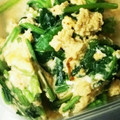 maco33's cooksnap of when they made 節約メニュー ほうれん草とたまご炒め.