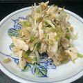 らぶtoだぁっ's cooksnap of when they made 簡単！鶏胸肉とザーサイの和え物。.