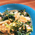 nami5711's cooksnap of when they made たけのことほうれん草の卵とじ.