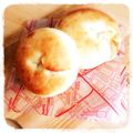 espoir27＊'s cooksnap of when they made 薄力粉と強力粉でベーグル!!!.