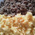 ライオンっこ's cooksnap of when they made ご飯がすすむ、しっとりふわふわ鶏そぼろ♪.