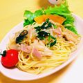 牛ヒレ肉のオムライス's cooksnap of when they made 家にあるもので作れる簡単パスタ.
