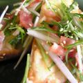四角ちゃん's cooksnap of when they made ●食パン de オイマヨサラダピザ●.