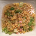 Setumin's cooksnap of when they made レタスとたまごのスープ炒飯.
