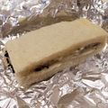 Hrnzm's cooksnap of when they made ごまチーズサンド.