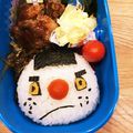 ひろと＾＿＾ママ's cooksnap of when they made 妖怪ウォッチ＊おにぎり侍のキャラ弁.