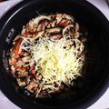 料理は楽しいね〜65's cooksnap of when they made 豚ときのこの炊き込みご飯.