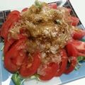 ☆きゅーちゃん☆'s cooksnap of when they made 新玉ねぎ・三葉・トマトの削り節ポンサラダ.