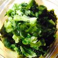 ｙｏｋｋｙｕｎ's cooksnap of when they made ◇わかめとレタスの：酢味噌マヨネ－ズ◇.