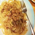 wumf1999's cooksnap of when they made 超簡単！春キャベツと新玉・ツナのパスタ♪.