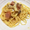 はみぽ's cooksnap of when they made 牛乳でつくる☆カルボナーラ.
