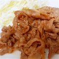 こはるかぁちゃん's cooksnap of when they made しょうが焼き☺.