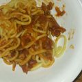 梨の華's cooksnap of when they made ミートスパゲティ 究極に簡単.