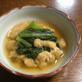 ピンき's cooksnap of when they made 小松菜と油揚げの煮物.