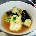 yukiman☆★'s cooksnap of when they made 夏は冷やして☆揚げ出し豆腐なすオクラ★.