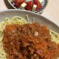 あやぱんくす's cooksnap of when they made 野菜たっぷり30分de手作りミートソース.