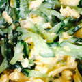 あこ♪あき's cooksnap of when they made きゅうりと卵のごまサラダ.