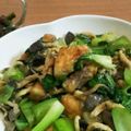 醤油とんこつ's cooksnap of when they made めかじきとチンゲン菜のカレー炒め.