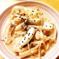 maaan♡'s cooksnap of when they made ♪簡単♪もやしエリンギ鶏肉の味噌炒め.