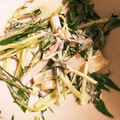 nyaatanto's cooksnap of when they made 簡単！水菜とセロリのごまマヨサラダ.