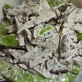 akopanda's cooksnap of when they made 春の風♪スナップえんどうとゴボウのサラダ.