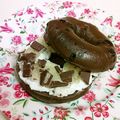 龍青空ママ's cooksnap of when they made ゴロッと♡チョコクリチベーグルサンド♬.
