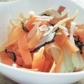 みっくママ's cooksnap of when they made 人参と新玉葱の塩昆布すし酢和え.