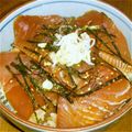 4人のパパ's cooksnap of when they made ランチにひと手間✾絶賛!!マグロ漬け丼.