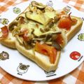 さったんママ's cooksnap of when they made きのこたっぷり☆ピザ風.