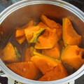 kumapipipi's cooksnap of when they made 簡単★かぼちゃの煮物.