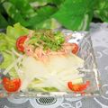 mielle's cooksnap of when they made 千切りとおろしの触感を楽しむサラダ.