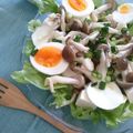陽月みけ's cooksnap of when they made きのこと豆腐のホットnaサラダ.