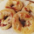 ﾏﾕｺｺ's cooksnap of when they made 桜とクランベリーの春色ベーグル.