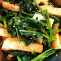 2ueko's cooksnap of when they made ほうれん草と油揚げの和え物.