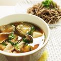 すみッコぐらし's cooksnap of when they made ざるうどん♪熱々つけ麺風＊おそばでも.