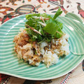 バカリャウ's cooksnap of when they made しょうが焼きのサラダご飯。.
