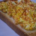 わたママ's cooksnap of when they made ふんわり玉子in鮭フレのサンド！.